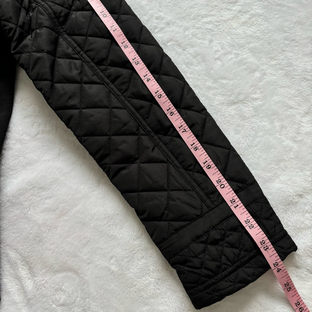 WEATHERPROOF Black Quilted Jacket with Side Stretch Panels--M - Picture 16 of 16
